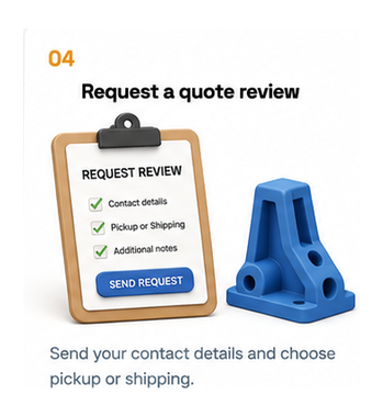 Step 4 Request a quote review